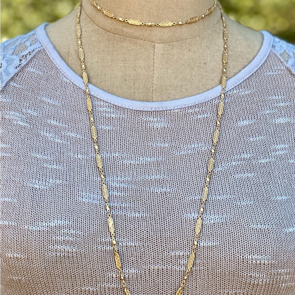 InspireDesigns Island Eternity Elegant Gold Necklace